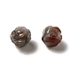 Perles de fleurs sculptées en pierre de sang africaine naturelle G-O156-B-28-2