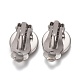 304 Stainless Steel Clip-on Earring Setting STAS-P249-23E-P-2