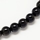 Grade AA Natural Golden Sheen Obsidian Round Beads Strands X-G-L275-01-6mm-1