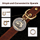 Латунные подвески FIND-WH0078-008-4