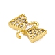 Подвески/звенья из латуни с прозрачным кубическим цирконием FIND-L019-07G-06-2