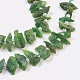 Brins de perles de diopside vert naturel G-F568-016-3