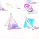 10pcs 5 pendentifs acryliques transparents de style KY-LS0001-07-4