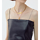 Unicraftale diy estampado etiqueta en blanco colgante collar hace kits DIY-PH0028-07-4