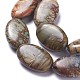 Brins de perles de jaspe picasso naturel G-P444-02-3