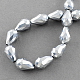 Chapelets de perles en verre électroplaqué X-EGLA-R045-7x6mm-06-2