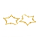 Brass Hoop Earrings EJEW-F250-06-G-2