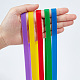 Gorgecraft 12 Farben Silikon-Handtuchbänder für Strandkörbe AJEW-GF0006-86-3