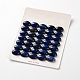 染めの天然ラピスラズリ宝石の楕円形のカボション  ブルー  25x18x7mm G-J329-17-18x25mm-3