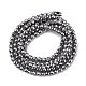 Non-Magnetic Synthetic Hematite Beads Strands X-G-G093-2mm-3