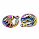 Alloy Howling Wolf Pendants PALLOY-S180-111-NR-3