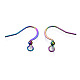 Ion Plating(IP) 304 Stainless Steel French Earring Hooks STAS-S119-014B-3