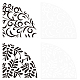 AHANDMAKER 2 Pcs Foliage Acrylic Sleeve Stencil DIY-WH0347-054-1