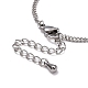 Bracelet de cheville à breloque en forme d'oeil et strass en cristal pour femme STAS-D454-06P-4