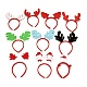 Weihnachtsthema plastik haarbänder OHAR-I020-01-2