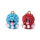 Perles de rocaille breloques en perles&nbsp;PALLOY-MZ00360-1