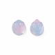 Two Tone Transparent Spray Painted Glass Beads X-GLAA-Q092-06-C03-2