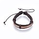 Leather Cord Bracelets BJEW-F347-13A-1