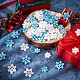 SUNNYCLUE 80Pcs 4 Styles Christmas Theme Opaque Resin Cabochons CRES-SC0002-58-4
