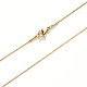 Vacuum Plating 304 Stainless Steel Coreana Chain Necklace NJEW-S420-005D-G-1