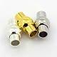 Brass Magnetic Clasps with Glue-in Ends KK-G230-4mm-M-1