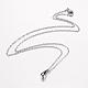 304 Stainless Steel Pendant Necklaces NJEW-D277-18-2