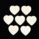 Forma de corte de corazón de madera sin terminar WOOD-Q037-13-1
