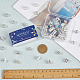 Sunnyclue 50 pièces en aluminium dreadlocks perles décoration de cheveux OHAR-SC0001-03S-3