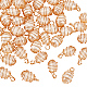 50pcs pendentifs enveloppés de fil de cuivre de perle d'eau douce de culture naturelle PALLOY-AB00083-7