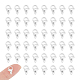 Unicraftale 50Pcs 304 Stainless Steel Lobster Claw Clasps STAS-UN0050-09-1