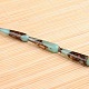 Assembled Dyed Synthetic Imperial Jasper and Bronzite Beads Strands G-E327-26B-1