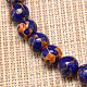 Synthetic Lapis Lazuli Round Bead Strands G-N0048-6mm-08-2