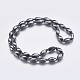 Non-magnetic Synthetic Hematite Beaded Necklaces NJEW-K096-12D-1