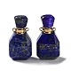 Colgantes de botellas de perfume facetadas de lapislázuli natural G-A026-11B-1