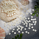 PandaHall Elite 10 Strands Flat Round Eco-Friendly Handmade Polymer Clay Beads CLAY-PH0001-44H-4