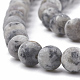 Natürliche Sesam Jaspis / Kiwi Jaspis Perlen Stränge G-T106-161-2