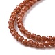 Synthetic Goldstone Beads Strands G-E591-06A-4