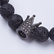 Natural Gemstone Stretch Bracelets BJEW-P190-03-3