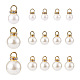 Beadthoven 120pcs 3 colgantes de perlas acrílicas de estilo IFIN-BT0001-05-1
