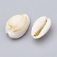 Perle naturali di conchiglia di ciprea X-SSHEL-T004-07-2