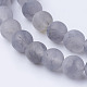 Chapelets de perles en quartz nuageux naturel G-G735-81-8mm-3