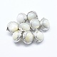 Perles nacrées en coquilles PEAR-P057-02P-1