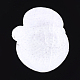 機械刺繍布地アイロンワッペン  スパンコール入り  マスクと衣装のアクセサリー  アップリケ  サンタクロース  ホワイト  77x60x1.5mm FIND-T030-007-3