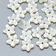 Perles de coquillage blanc naturel SSHEL-S260-005-1