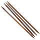 竹の先のとがった編み針（dpns）  ペルー  250x6.5mm  4個/袋 TOOL-R047-6.5mm-03-1