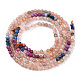 Natural & Synthetic Mixed Gemstone Beads Strands G-D080-A01-03-11-2