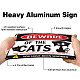 Panneau d'avertissement en aluminium DIY-WH0220-0013-4