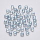 Perles de verre peintes par pulvérisation transparent GLAA-R211-02-D04-1