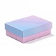 Coffrets cadeaux en carton de couleur dégradée CBOX-H006-01D-2