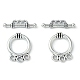 Tibetan Style Alloy Toggle Clasps X-LF10795Y-NF-2